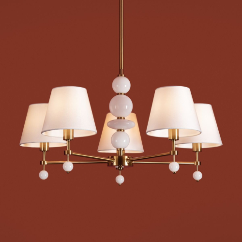Люстра на штанге Freya Lucente FR2064PL-05BS изображение в интернет-магазине Cramer Light фото 8