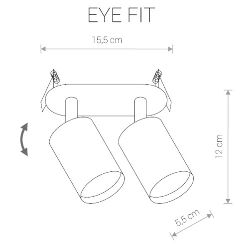 Спот Nowodvorski Eye Fit 9395 изображение в интернет-магазине Cramer Light фото 2