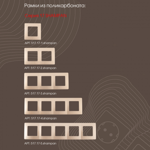 Розетка RJ45 Arte Milano 217.45-1.shampan дополнительное фото фото 3