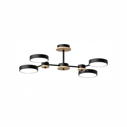 Люстра на штанге LED4U L3215-630 BK изображение в интернет-магазине Cramer Light