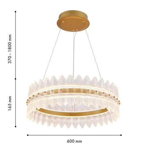 Подвесная люстра Favourite Mirabella 4754-5P изображение в интернет-магазине Cramer Light фото 3