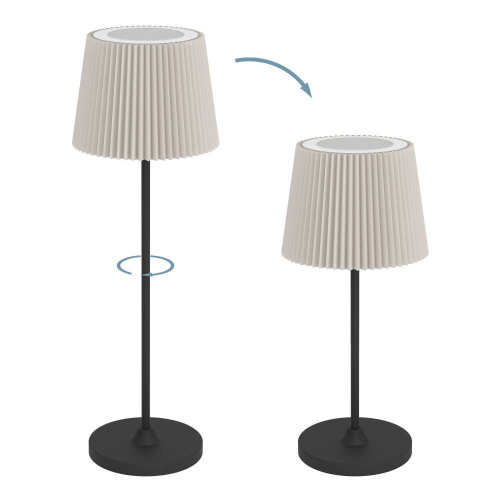 Настольная лампа аккумуляторная Eglo Leonero 75934 изображение в интернет-магазине Cramer Light фото 3