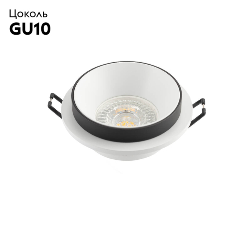 Встраиваемый светильник Denkirs DK2401-BK изображение в интернет-магазине Cramer Light фото 2