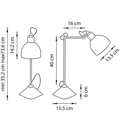 Настольная лампа Lightstar Loft 865917 изображение в интернет-магазине Cramer Light фото 3