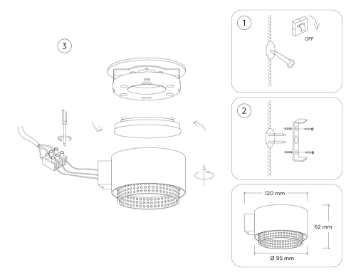 Настенный светильник Ambrella Light Techno family TN71299 изображение в интернет-магазине Cramer Light фото 8