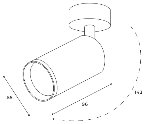 Спот Hesby Lighting Focus HSBL_0116 изображение в интернет-магазине Cramer Light фото 4