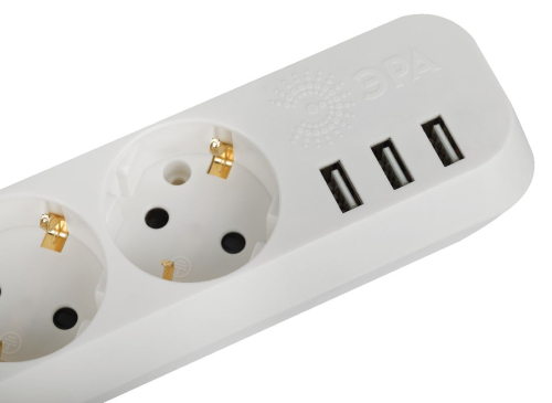 Удлинитель электрический Эра U-3es-5m-USB Б0052902 дополнительное фото фото 9