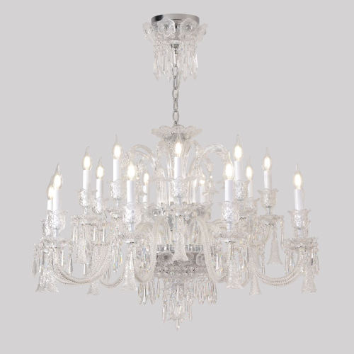 Подвесная люстра Crystal Lux VERSAILLES SP9+9 CHROME изображение в интернет-магазине Cramer Light фото 7