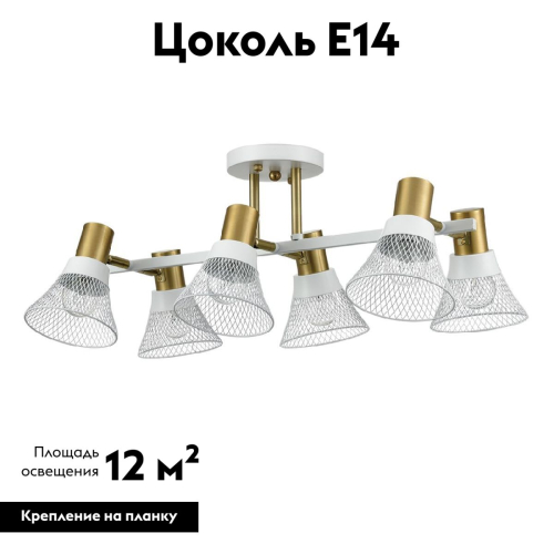 Потолочная люстра Lumion Anriya 8045/6C изображение в интернет-магазине Cramer Light фото 2