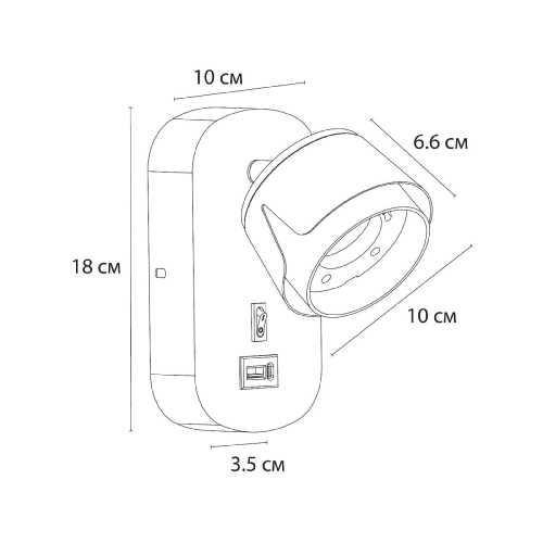 Спот Arte Lamp Amaks A8026AP-1BK изображение в интернет-магазине Cramer Light фото 2