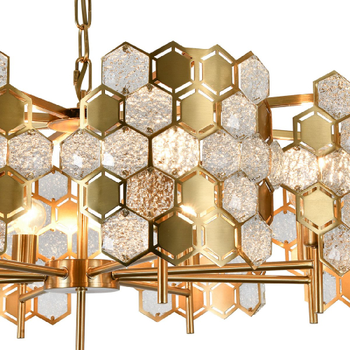 Подвесная люстра Indigo Delizia 12047/8P Brass V000572 изображение в интернет-магазине Cramer Light фото 4