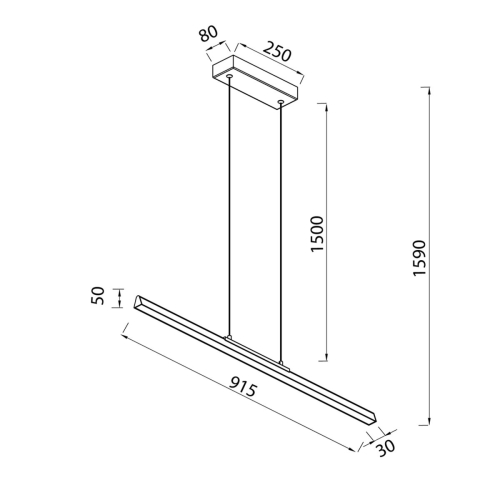 Линейный подвесной светильник Mantra Lineal 8957 изображение в интернет-магазине Cramer Light фото 4