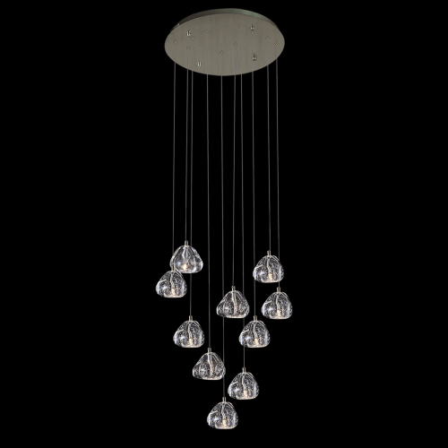 Каскадная люстра DeLight Collection Mizu OM8201015-10 chrome изображение в интернет-магазине Cramer Light