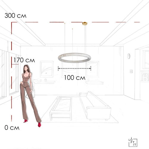 Подвесная люстра Loft IT Oslo 10407/1000 изображение в интернет-магазине Cramer Light фото 12