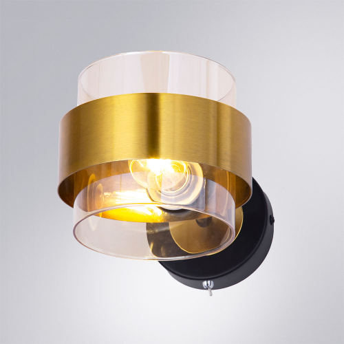 Бра Arte Lamp Carlo A8205AP-1BK дополнительное фото фото 2