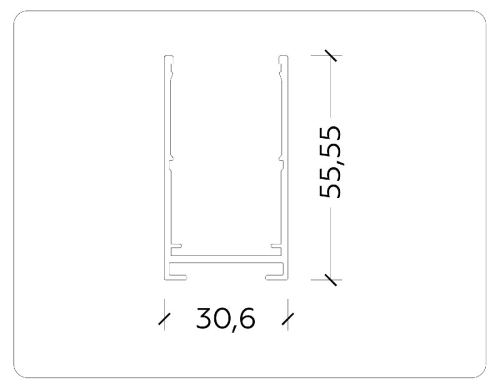 Шинопровод накладной Ambrella Light Magnetic 220V GL1006 изображение в интернет-магазине Cramer Light фото 9