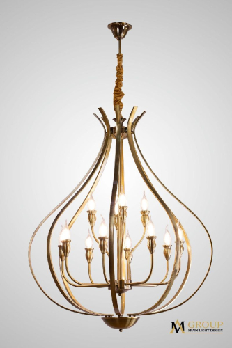 Подвесная люстра AM Group AM379 SP8+4 изображение в интернет-магазине Cramer Light