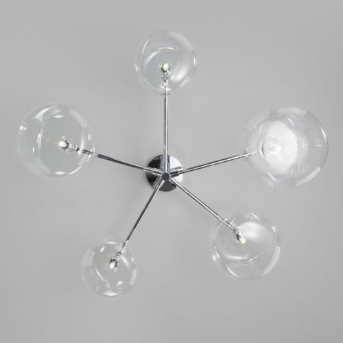 Потолочная люстра Eurosvet Jar 70128/5 хром изображение в интернет-магазине Cramer Light фото 4