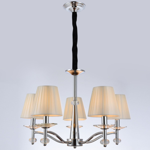 Подвесная люстра Illumico IL1151-5PPA-29 CR Romei изображение в интернет-магазине Cramer Light