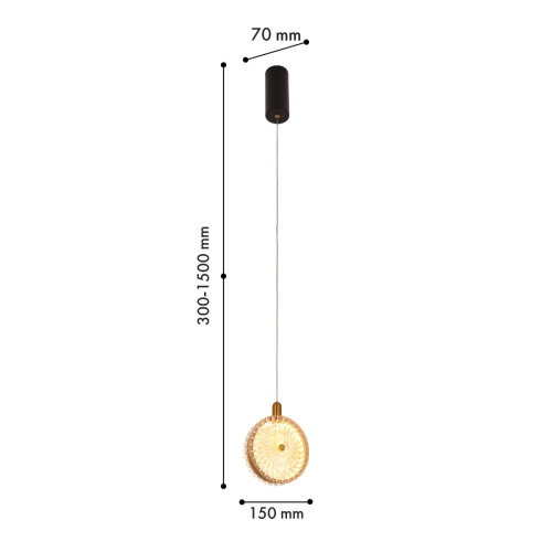 Подвесной светильник Favourite Slik 4488-1P изображение в интернет-магазине Cramer Light фото 2