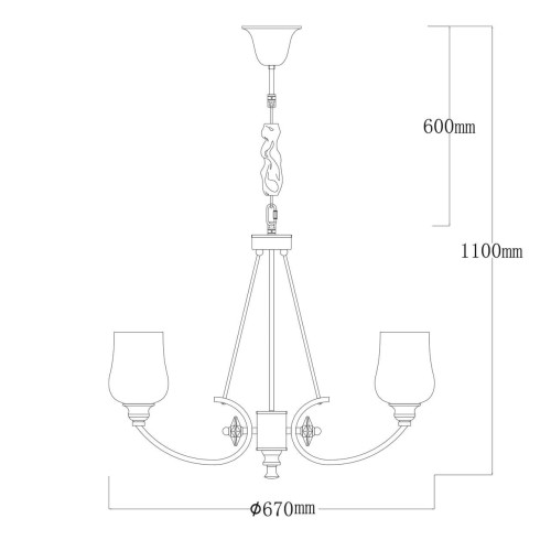 Подвесная люстра MW-Light Палермо 386017706 изображение в интернет-магазине Cramer Light фото 10