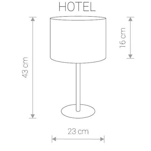 Настольная лампа Nowodvorski Hotel 9301 изображение в интернет-магазине Cramer Light фото 2