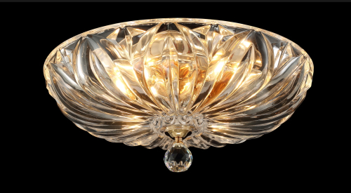 Потолочный светильник Crystal Lux Denis D400 gold изображение в интернет-магазине Cramer Light фото 3