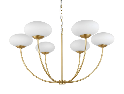 Подвесная люстра Newport 3916/С brass М0071163 изображение в интернет-магазине Cramer Light фото 2