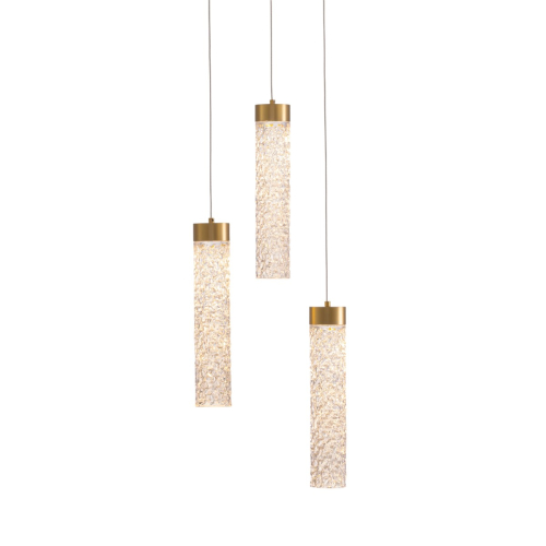 Подвесной светильник Delight Collection MD24030028-3A brass/clear изображение в интернет-магазине Cramer Light