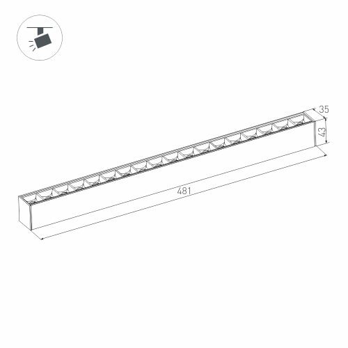 Светильник на шине Arlight 026941 изображение в интернет-магазине Cramer Light фото 5