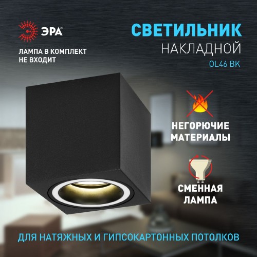 Накладной светильник Эра OL46 BK Б0059798 изображение в интернет-магазине Cramer Light фото 9