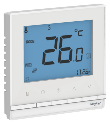 Терморегулятор Schneider Electric AtlasDesign ATN000138 белый дополнительное фото