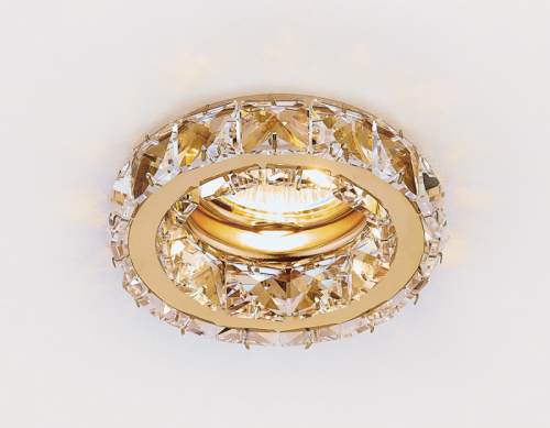 Встраиваемый светильник Ambrella Light K112 CL/G изображение в интернет-магазине Cramer Light