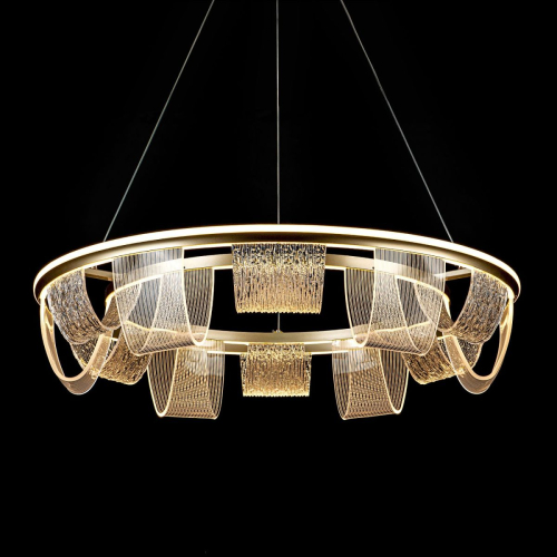 Подвесная люстра LED4U L7706-800 GD изображение в интернет-магазине Cramer Light фото 2