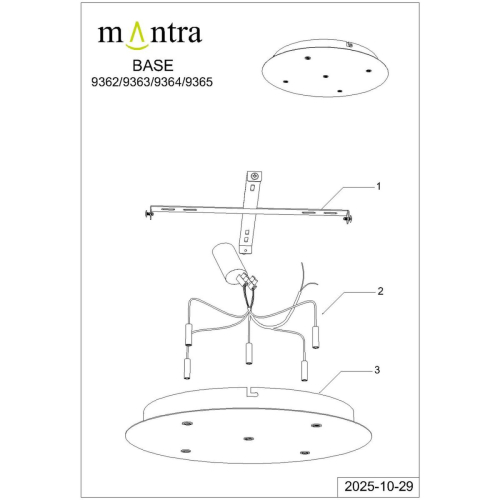 Подвесная люстра Mantra Arrecife 9364+9229 (5L) изображение в интернет-магазине Cramer Light фото 22