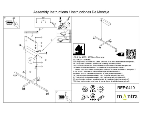 Подвесная люстра Mantra Africa 9410 изображение в интернет-магазине Cramer Light фото 7