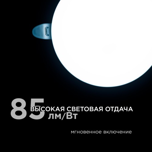 Встраиваемая светодиодная панель безрамочная Apeyron FLP 06-105 изображение в интернет-магазине Cramer Light фото 3