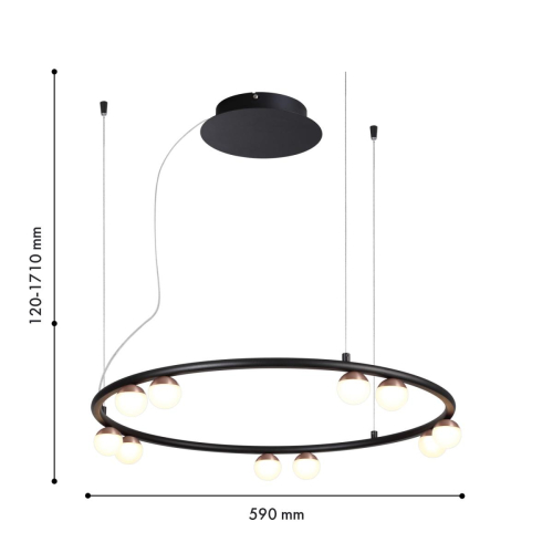 Подвесная люстра Favourite Knopp 4320-10P изображение в интернет-магазине Cramer Light фото 2