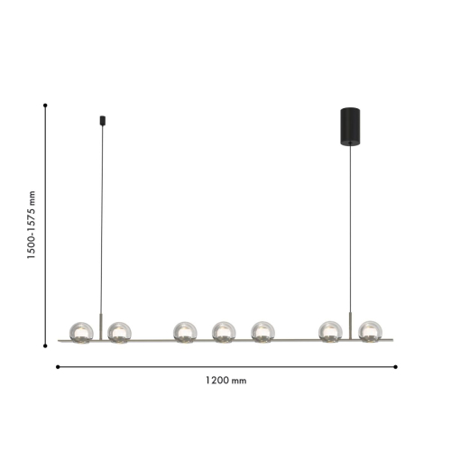 Подвесная люстра Favourite Rosio 4291-7P изображение в интернет-магазине Cramer Light фото 2