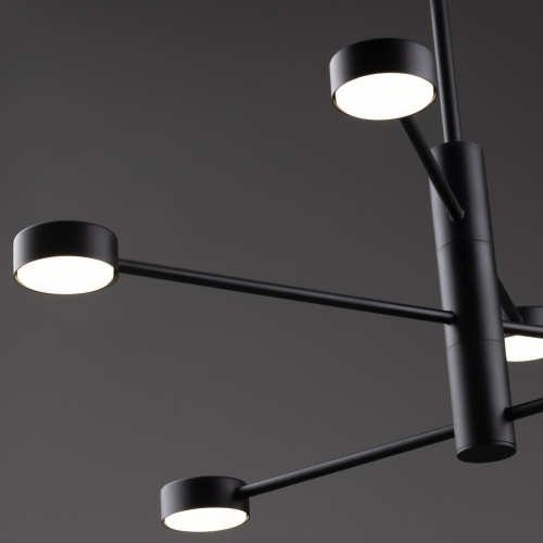 Люстра на штанге Freya Tactic FR5363CL-06B изображение в интернет-магазине Cramer Light фото 8