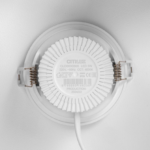 Встраиваемый светильник Citilux Sigma CLD00305S изображение в интернет-магазине Cramer Light фото 8