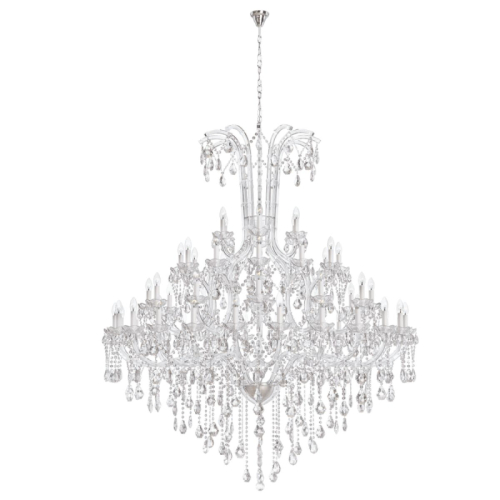Подвесная люстра Crystal Lux Diva SP60 Chrome изображение в интернет-магазине Cramer Light