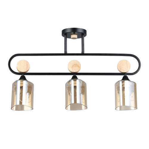 Потолочная люстра Arte Lamp Glamore A5076PL-3BK изображение в интернет-магазине Cramer Light