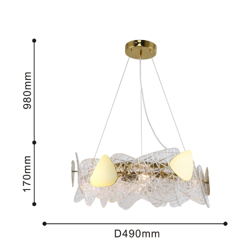 Подвесная люстра F-Promo Krakle 4249-6P изображение в интернет-магазине Cramer Light фото 3