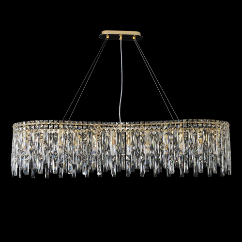 Подвесная люстра Crystal Lux ABRIL SP12 L1200 GOLD изображение в интернет-магазине Cramer Light фото 4