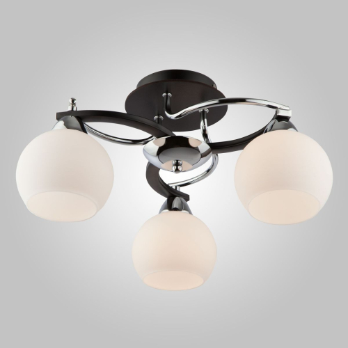 Потолочный светильник Eurosvet 9654/3 хром/черный 00000065862 изображение в интернет-магазине Cramer Light