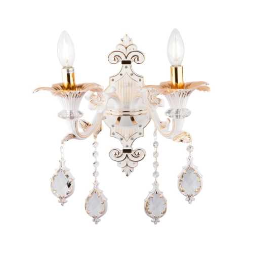 Бра AM Group CLEOPATRA AP2 WH+GL дополнительное фото