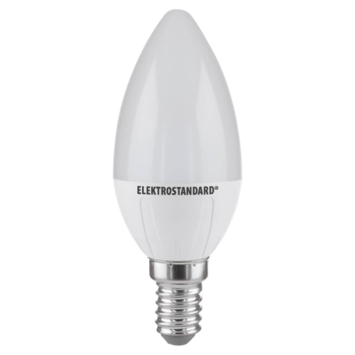 Лампа светодиодная Elektrostandard E14 8W 6500K свеча матовая 4690389152320 изображение в интернет-магазине Cramer Light