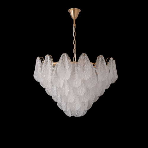 Подвесная люстра Crystal Lux EMILIA SP12 BRASS изображение в интернет-магазине Cramer Light фото 6