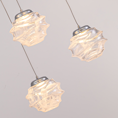 Подвесной светильник Delight Collection MD25030003-3A chrome/clear изображение в интернет-магазине Cramer Light фото 3